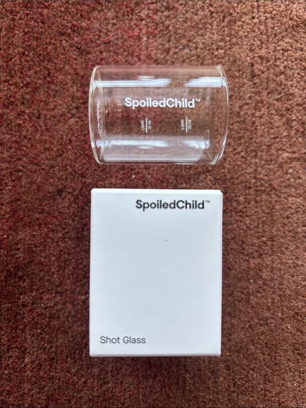 SpoiledChild™ Clear Shot Glass - Transparent Glass